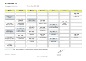 Hallenplan