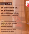 Tennis-Auswärtsspiel der Herren: SV Eitensheim vs. FC Böhmfeld am 13.07.