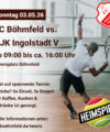 Tennis: Heimspiel gegen DJK Ingolstadt V (03.05, ab 9 Uhr)