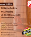 Tennis: Heimspiel gegen FC Arnsberg V (28.06, ab 9 Uhr)